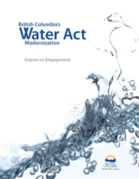 Water Act Modernization - Report on Engagement